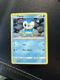 Pokemon TCG - Piplup 32/156 NM Holo Toys R Us Promo - Image 1