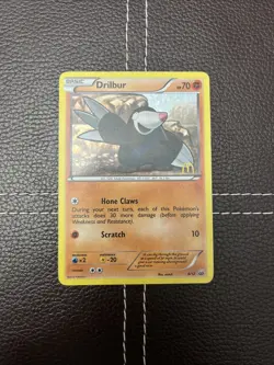 Pokemon TCG - Drilbur - 8/12 - McDonald's Promos 2012 - MP Holo - Image 1