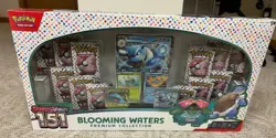 Pokemon TCG Scarlet & Violet 151 Blooming Waters Premium Collection Box Sealed - Image 1