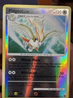 Pidgeot 35/132 Secret Wonders Reverse Holo Rare Pokemon TCG 2007 - Image 4