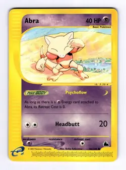 Abra Skyridge #046 (2003) Common LP Pokemon - Image 1