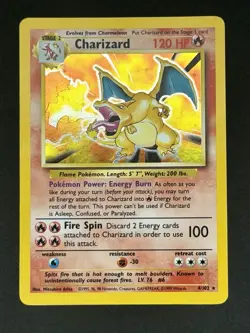Pokemon TCG 1999 Charizard Base Set Holo Rare - 4/102 - LP - Image 3