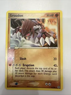 Groudon 14/106 Emerald Regular Rare Pokemon Mint Condition 115 - Image 1