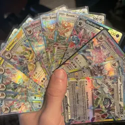 Prismatic Evolutions Ex Lot x13 Eevee Jolteon umbreon Sylveon and more Pokemon - Image 1