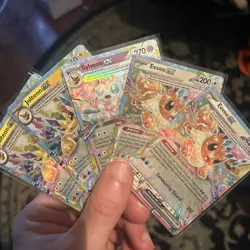 Prismatic Evolutions Ex Lot x13 Eevee Jolteon umbreon Sylveon and more Pokemon - Image 3