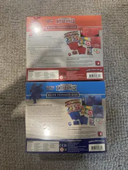 Pokemon Sword & Shield Battle Styles Elite Trainer Box ETB (Red and Blue set) - Image 2