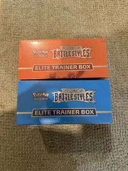 Pokemon Sword & Shield Battle Styles Elite Trainer Box ETB (Red and Blue set) - Image 3