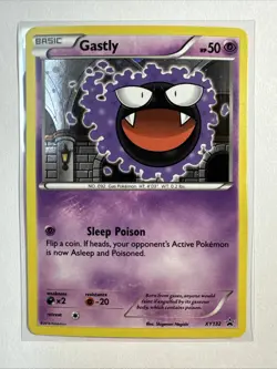 Pokemon TCG XY - Black Star Promo - Gastly #XY132 - Cosmos Promo Holo - Image 1