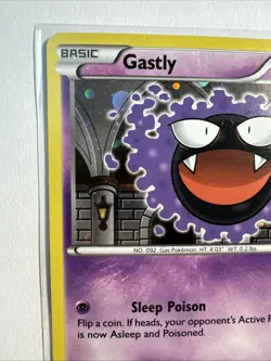 Pokemon TCG XY - Black Star Promo - Gastly #XY132 - Cosmos Promo Holo - Image 2