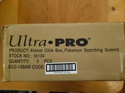 Ultra Pro Alcove Pokemon Scorching Summit Case - Image 1