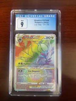 Pokemon Giratina VSTAR TCG 201/196 Lost Origin Secret Rare Rainbow Rare - Image 1