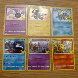 McDonalds 2021 Pokemon 25th Anniversary Holo Lot In NM Zekrom Cosmoen Kyogre - Image 1