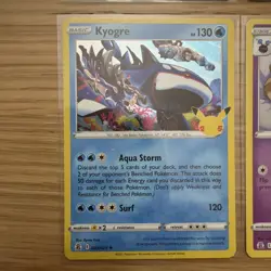 McDonalds 2021 Pokemon 25th Anniversary Holo Lot In NM Zekrom Cosmoen Kyogre - Image 5