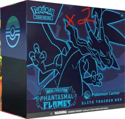2x Pokemon Center Phantasmal Flames ETB - Preorder Guarantee - Image 1