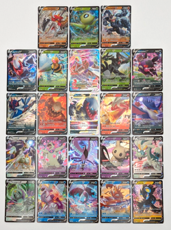 Lot of 23 Pokemon TCG Sword & Shield VMAX VSTAR Mimikyu Arceus Blaziken Machamp - Image 1