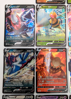 Lot of 23 Pokemon TCG Sword & Shield VMAX VSTAR Mimikyu Arceus Blaziken Machamp - Image 5