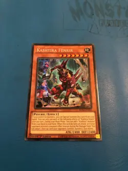YUGIOH Secret Rare Kashtira Fenrir MP23-EN163 1st Edition - Image 1
