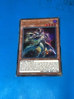 YUGIOH Ultra Rare Priestess Of The Ashened City PHNI-EN093 1st Edition - Image 1