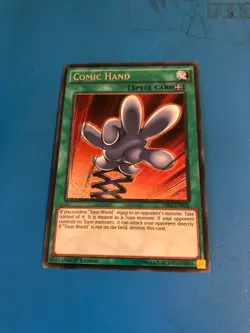 YUGIOH Secret Rare Comic Hand DRL2-EN026 1st Edition - Image 1