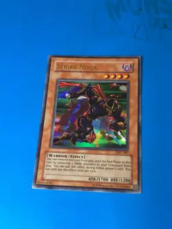 YUGIOH Ultra Rare Strike Ninja IOC-007 PLAYED - Image 1