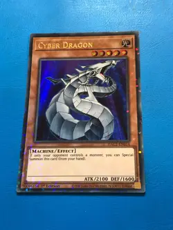 YUGIOH Duel Terminal Ultra Rare Cyber Dragon HAC1-EN014 1st Edition - Image 1