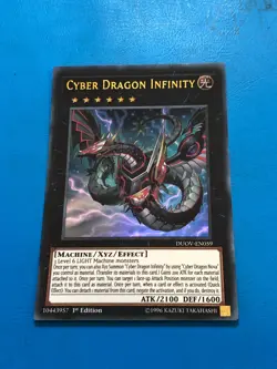 YUGIOH Ultra Rare Cyber Dragon Infinity DUOV-EN059 1st Edition - Image 1