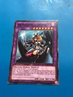 YUGIOH Common Dark Magician Girl The Dragon Knight LEDD-ENA36 1st Edition - Image 1