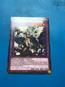 YUGIOH Secret Rare Gem-Knight Seraphinite SHVA-EN048 1st Edition - Image 1