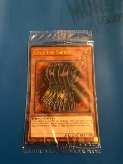 YUGIOH Ultra Rare Edge Imp Sabres LART-EN015 SEALED - Image 1