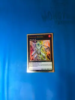 YUGIOH Gold Rare Evolzar Dolkka MGED-EN029 1st Edition - Image 1