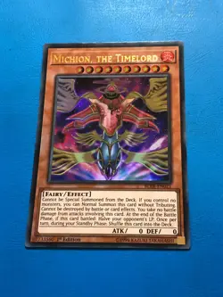 YUGIOH Ultra Rare Michion, The Timelord BLRR-EN021 1st Edition - Image 1