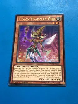 YUGIOH Ultra Rare Lemon Magician Girl MVP1-EN051 1st Edition - Image 1