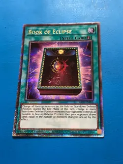 YUGIOH Quarter Century Rare Book Of Eclipse RA02-EN054 1st Edition - Image 1