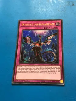 YUGIOH Ultra Rare Infinite Impermanence DUOV-EN099 1st Edition - Image 1