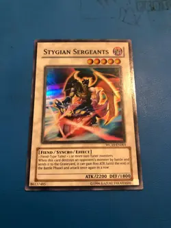 YUGIOH Super Rare Stygian Sergeants WC10-EN003 - Image 1