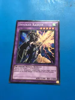 YUGIOH Secret Rare Invoked Raidjin FUEN-EN028 1st Edition - Image 1