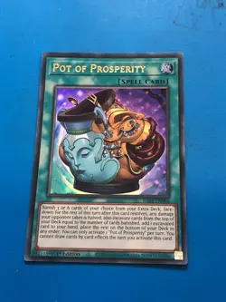 YUGIOH Ultra Rare Pot Of Prosperity RA01-EN066 1st Edition - Image 1