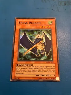 YUGIOH Super Rare Spear Dragon DB2-EN152 - Image 1