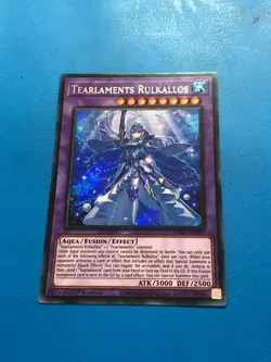 YUGIOH Secret Rare Tearlaments Rulkallos DABL-EN039 1st Edition - Image 1