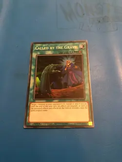 YUGIOH Super Rare Called By The Grave EXFO-ENSE2 - Image 1
