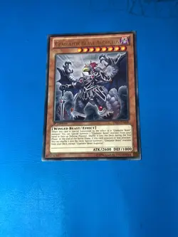 YUGIOH Rare Gladiator Beast Augustus PRIO-EN030 1st Edition - Image 1