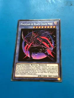 YUGIOH Secret Rare Magician Of Black Chaos MAX TN19-EN002 - Image 1