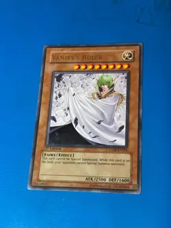 YUGIOH Rare Vanity's Ruler CDIP-EN024 1st Edition - Image 1