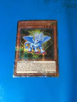 YUGIOH Quarter Century Secret Rare Lightsworn Dragonling LEDE-EN023 1st Edition - Image 1