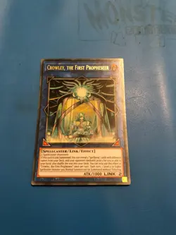 YUGIOH Ultra rare Crowley, The First Propheseer DUPO-EN028 1st Edition - Image 1