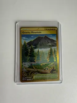 Pokemon TCG Gravity Mountain Hyper Rare Card S&V Surging Sparks 250/191 - Image 1