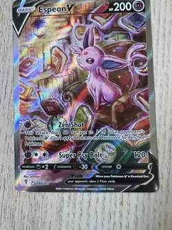 *Pack Fresh* Espeon V Alt Art 180/203 Evolving Skies 2021 Pokemon Card English - Image 3