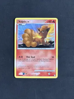 Pokemon Card - Vulpix 107/123 - Mysterious Treasures - Common - MP/LP - Image 1