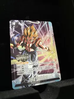 Dragon Ball SCG Tournament Winner Card Soul Punisher FB05-116 Alt Art Uncommon - Image 2