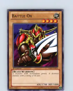 Yu-Gi-Oh TCG Battle Ox YSKR-EN004 1st Edition Regular Common Card NM - Image 1